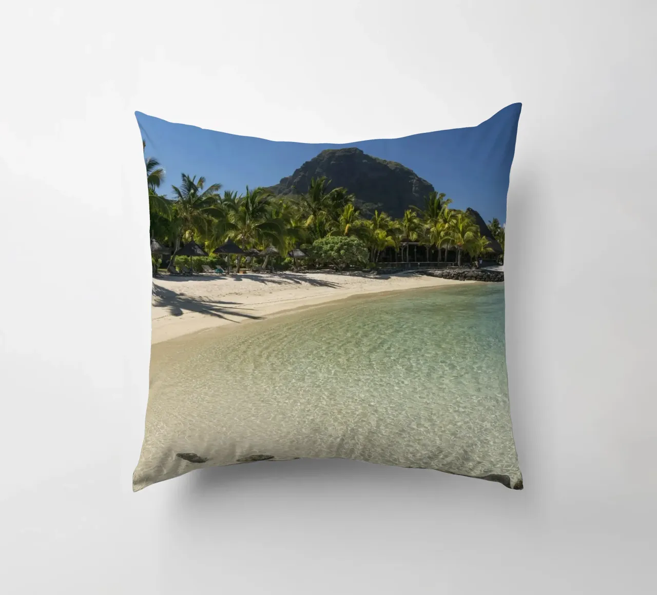 Mauritius Traumstrand cuscino da Reisefotografie - Bilder aus aller Welt