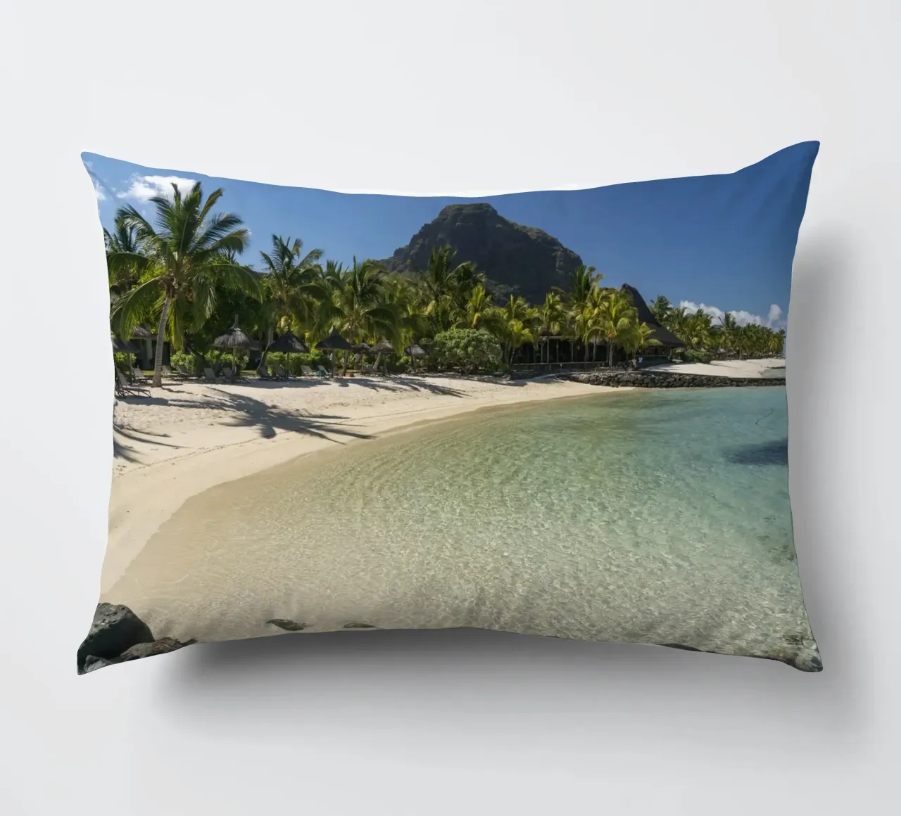 Mauritius Traumstrand cuscino da Reisefotografie - Bilder aus aller Welt
