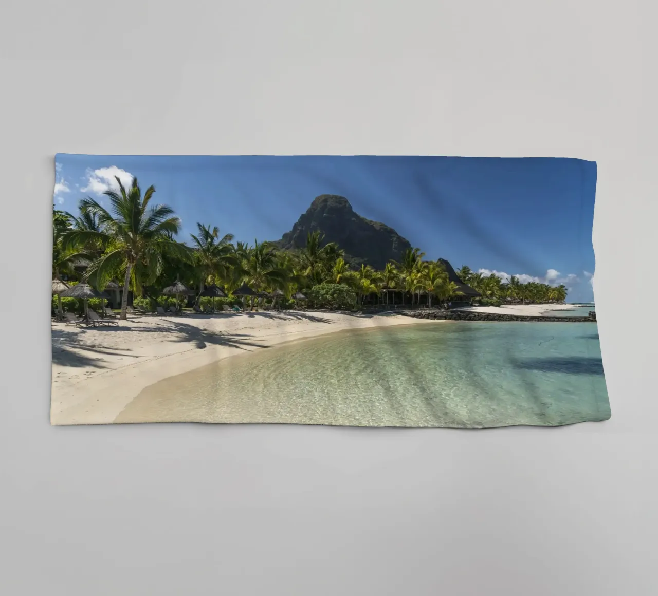 Mauritius Traumstrand asciugamano da bagno da Reisefotografie - Bilder aus aller Welt
