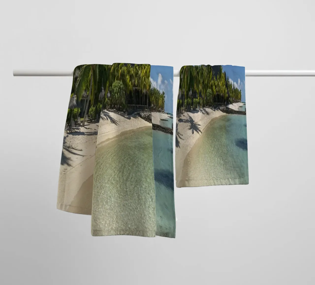 Mauritius Traumstrand asciugamano da bagno da Reisefotografie - Bilder aus aller Welt