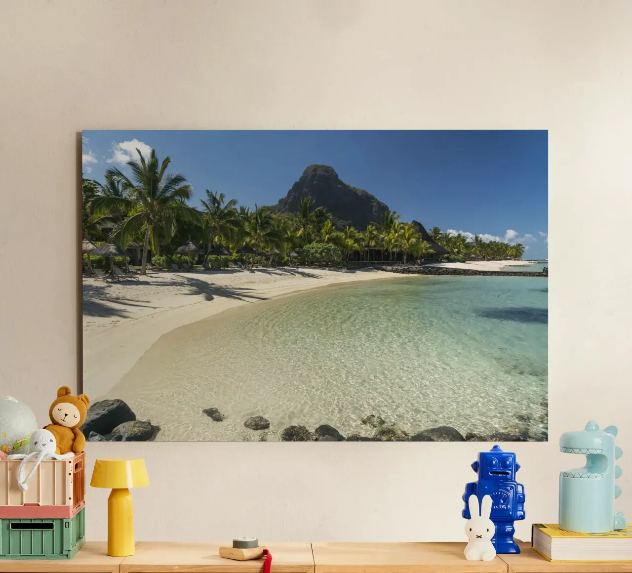 Mauritius Traumstrand alluminio dibond da Reisefotografie - Bilder aus aller Welt