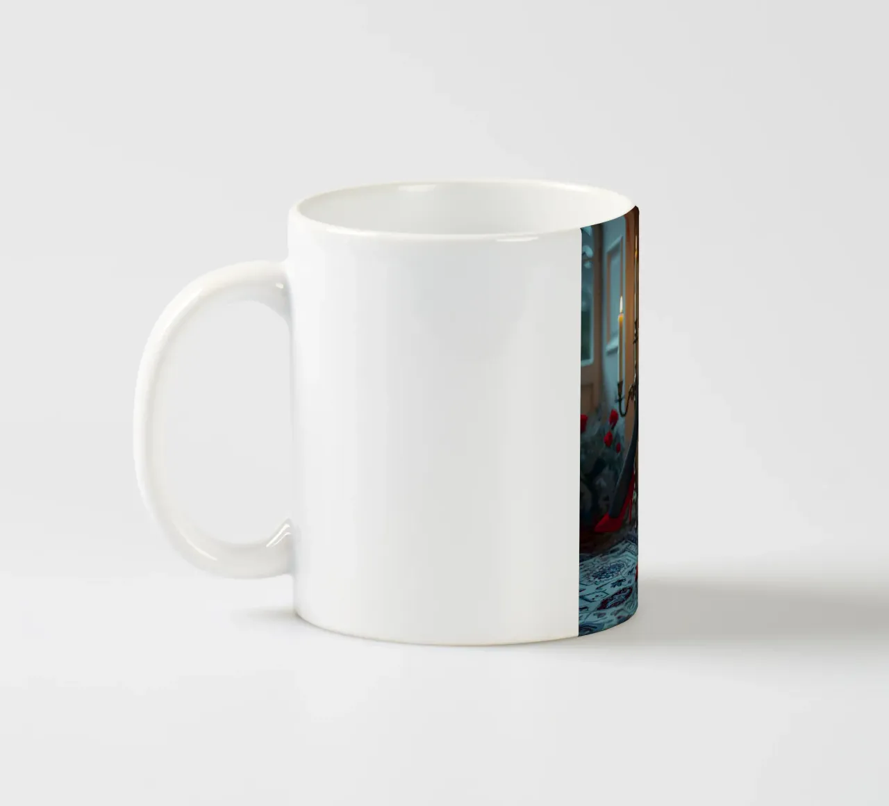 Dessert per due persone tazza in ceramica da M-Ulrich-Digital Art