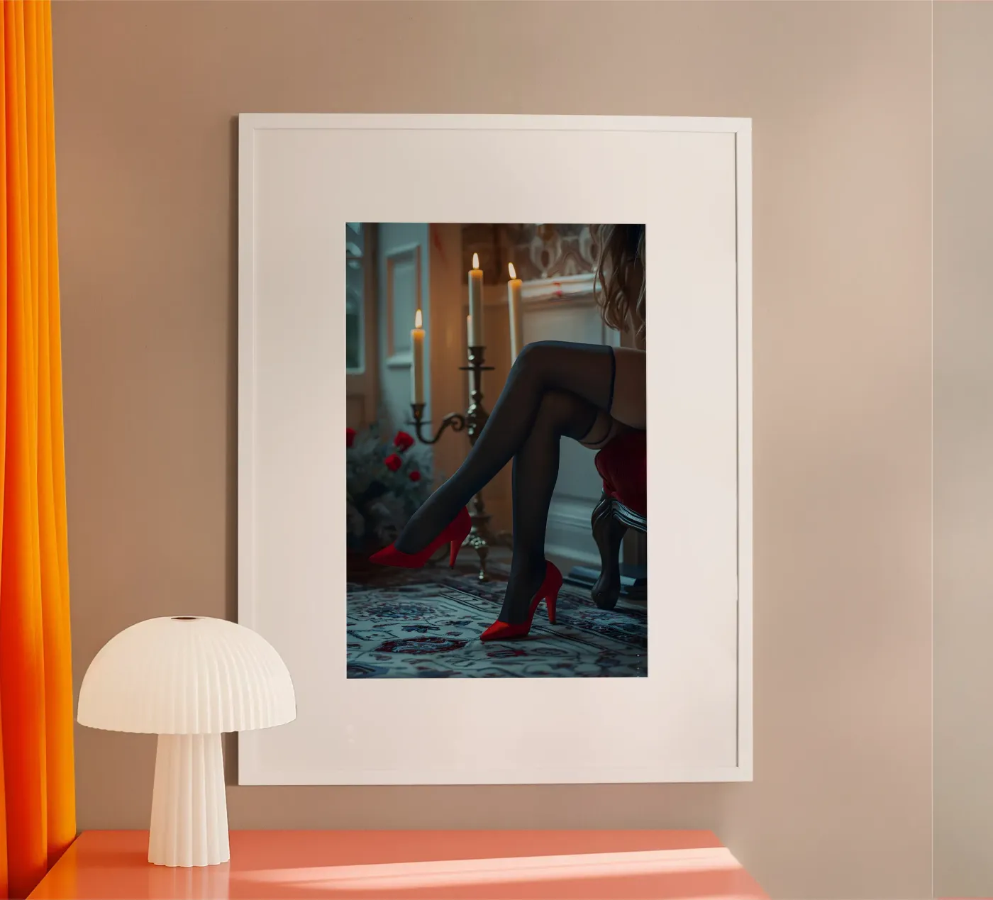 Dessert for two poster by M-Ulrich-Digital Art