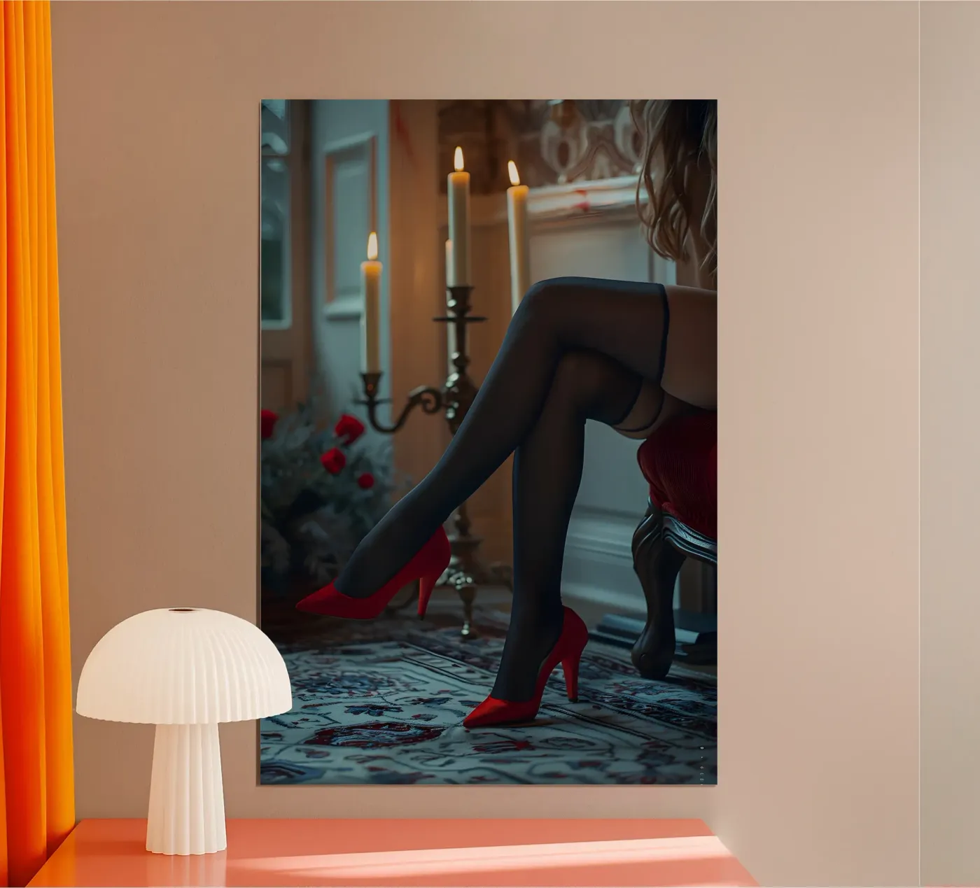 Dessert for two poster by M-Ulrich-Digital Art