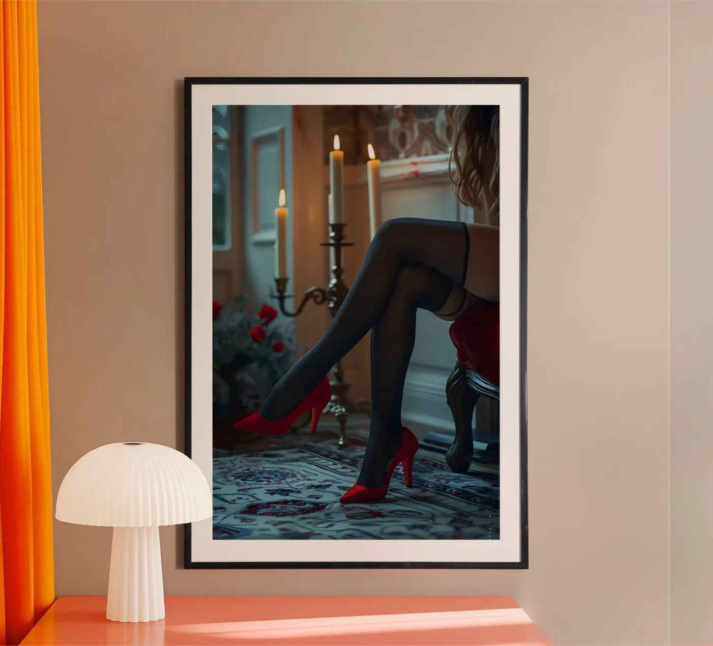 Dessert for two poster by M-Ulrich-Digital Art