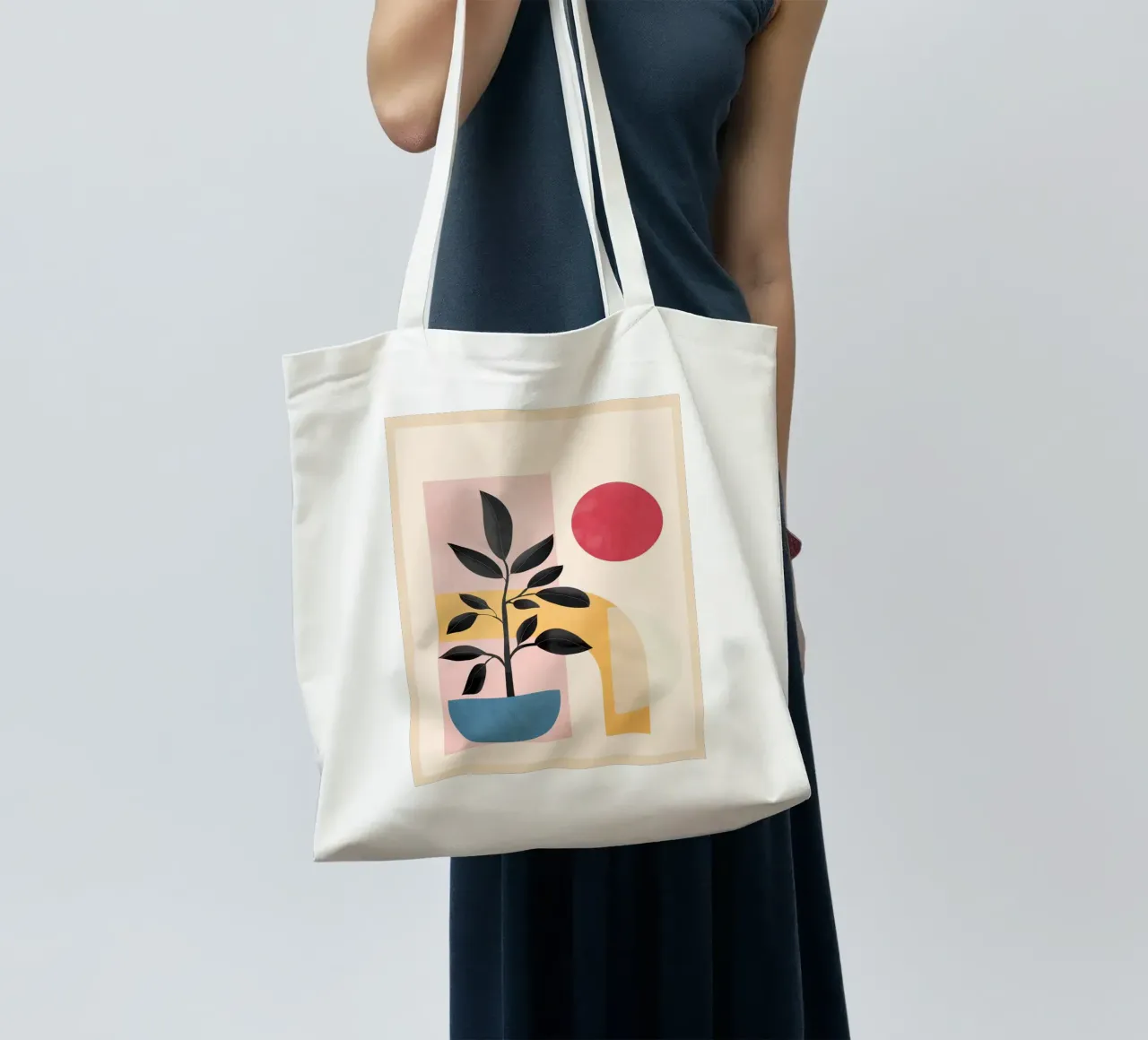 Soft Shapes 23 borsa in juta da cityart