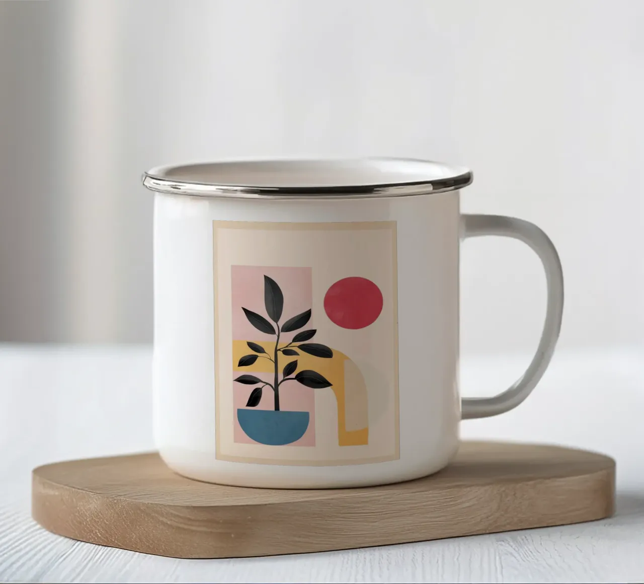 Soft Shapes 23 tazza in smalto da cityart