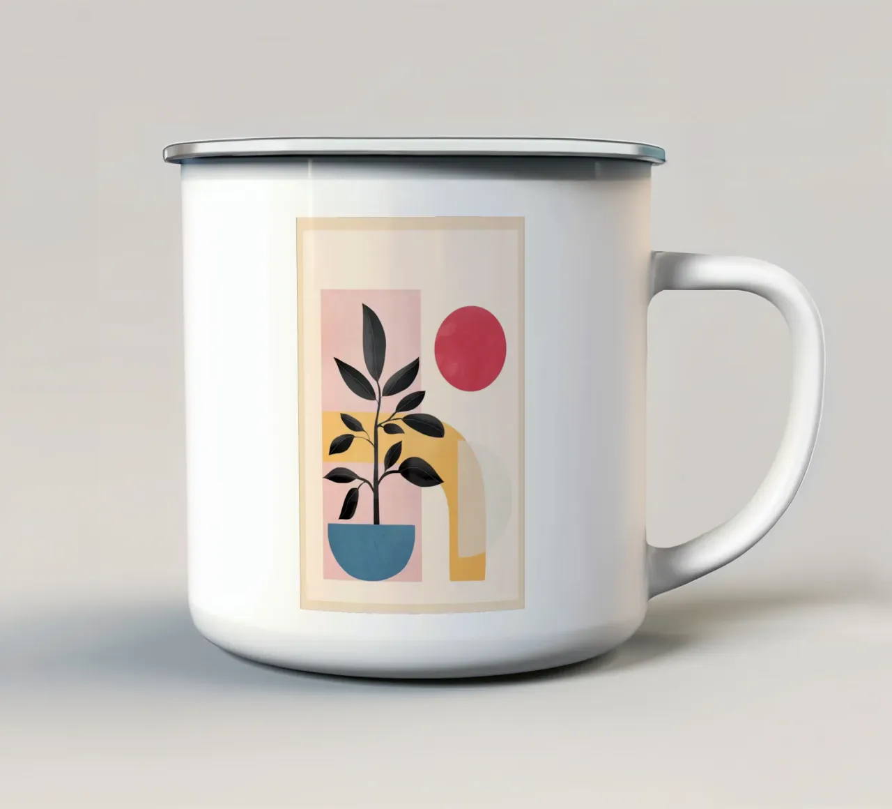 Soft Shapes 23 tazza in smalto da cityart