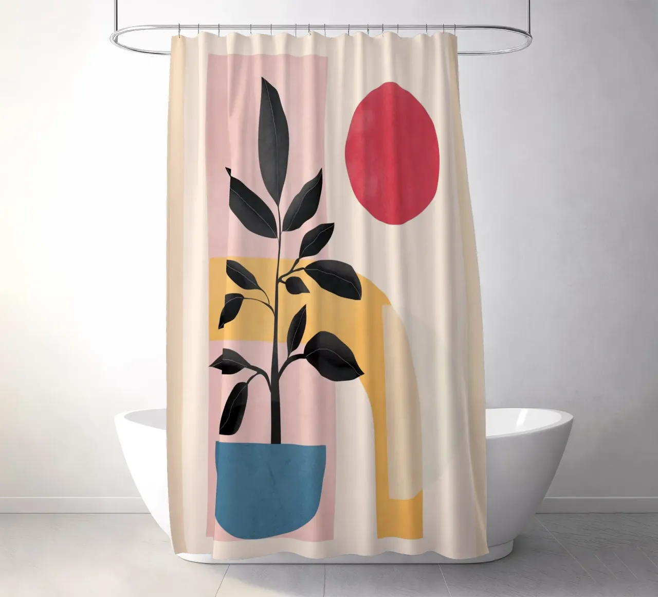 Soft Shapes 23 tenda da doccia da cityart