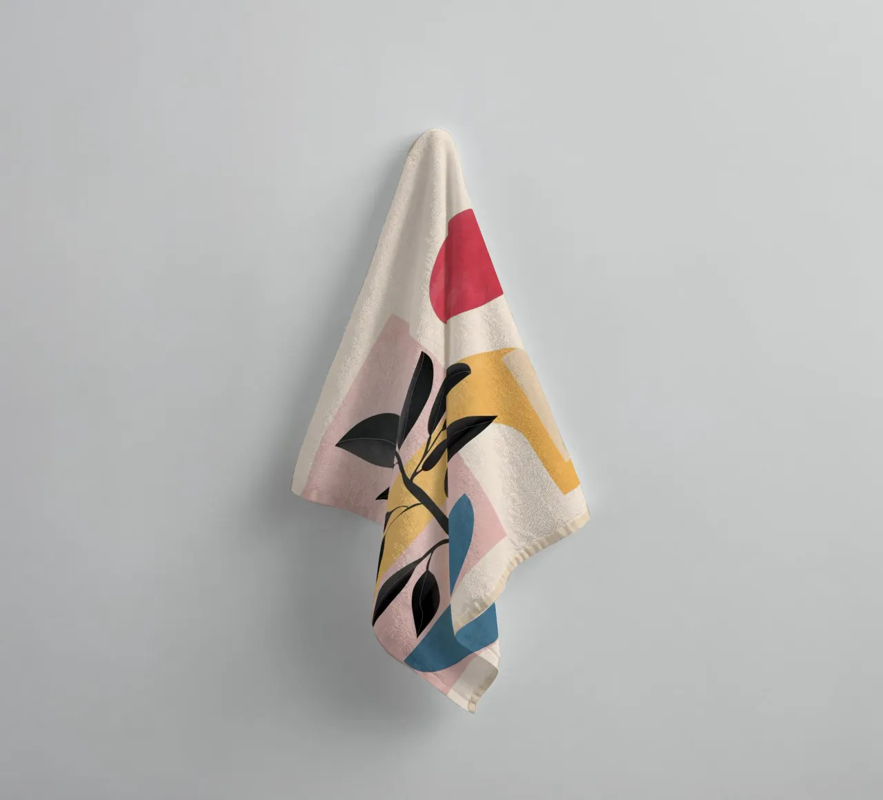 Soft Shapes 23 towel by cityart