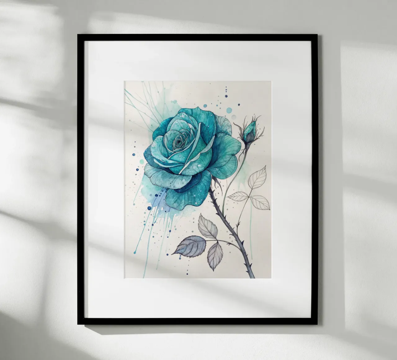 Rosa turchese tranquillo carta hahnemühle da Artistic-shop