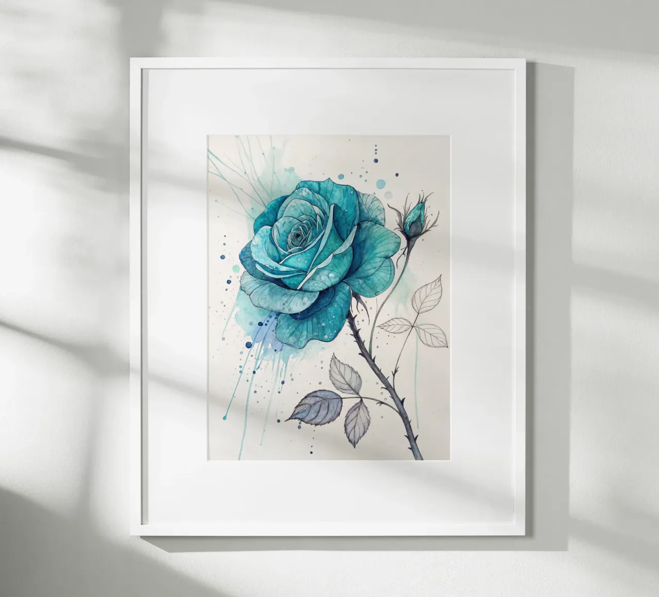 Rosa turchese tranquillo carta hahnemühle da Artistic-shop