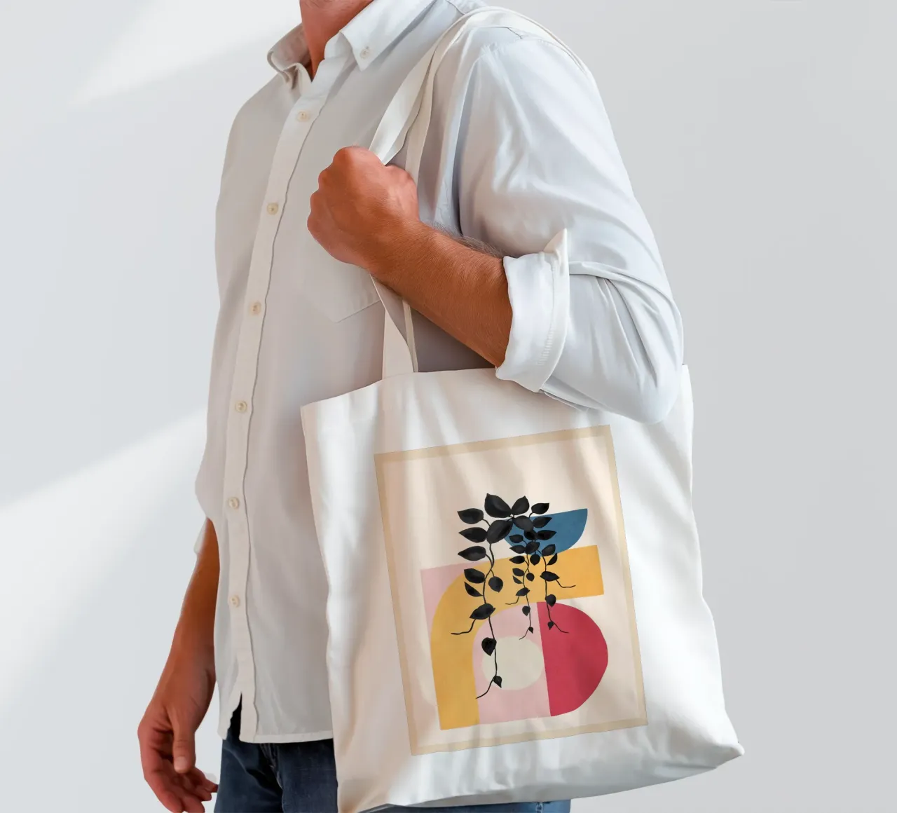 Soft Shapes 24 borsa in juta da cityart
