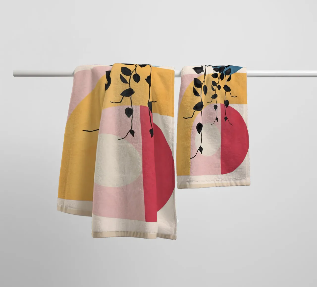 Soft Shapes 24 towel by cityart