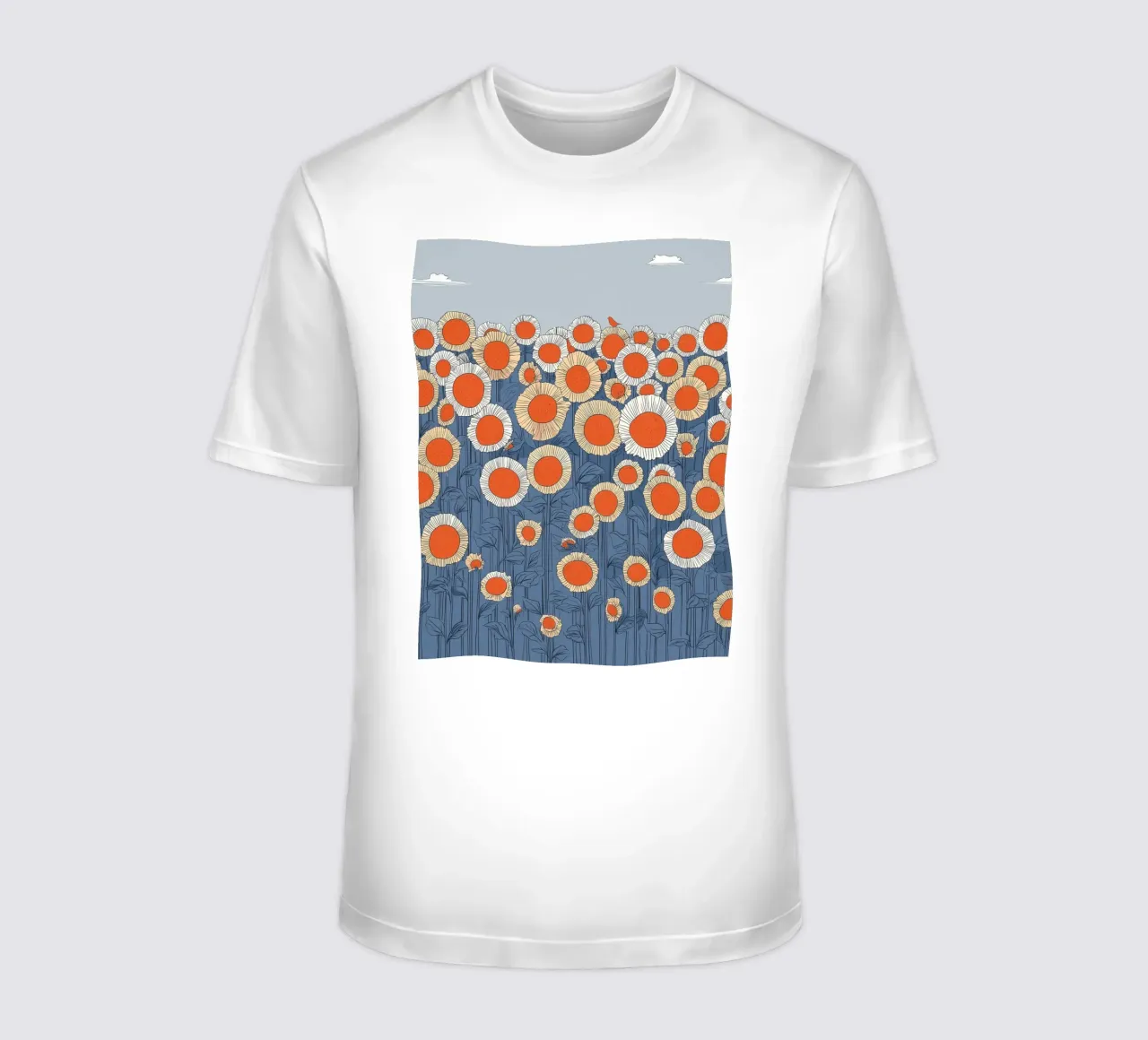 Sonnenblumenmeer t-shirt da Daschart
