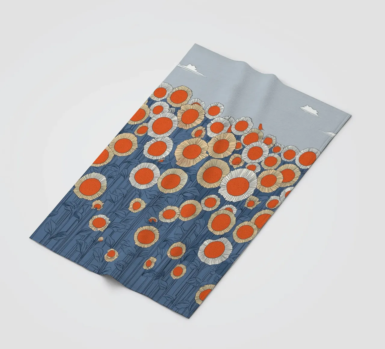 Sonnenblumenmeer coperta in pile da Daschart