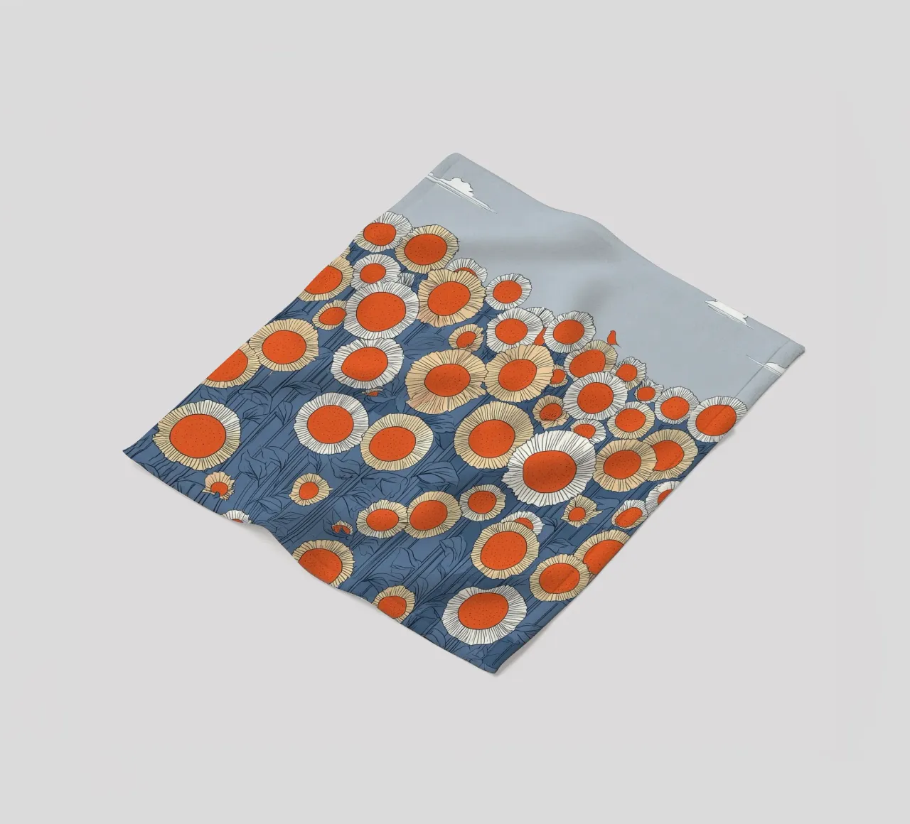 Sonnenblumenmeer coperta in pile da Daschart