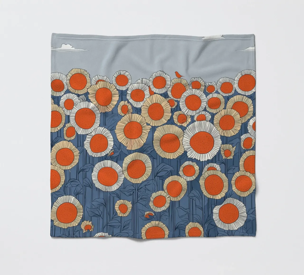 Sonnenblumenmeer coperta in pile da Daschart