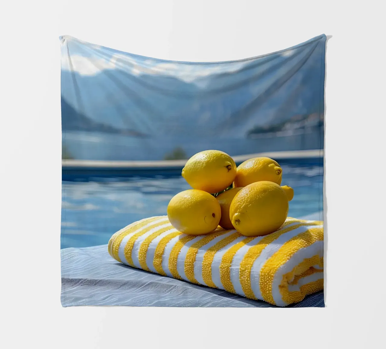 Spa in montagna coperta in pile da M-Ulrich-Digital Art