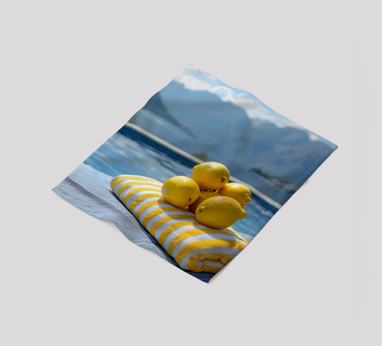 Spa in montagna coperta in pile da M-Ulrich-Digital Art