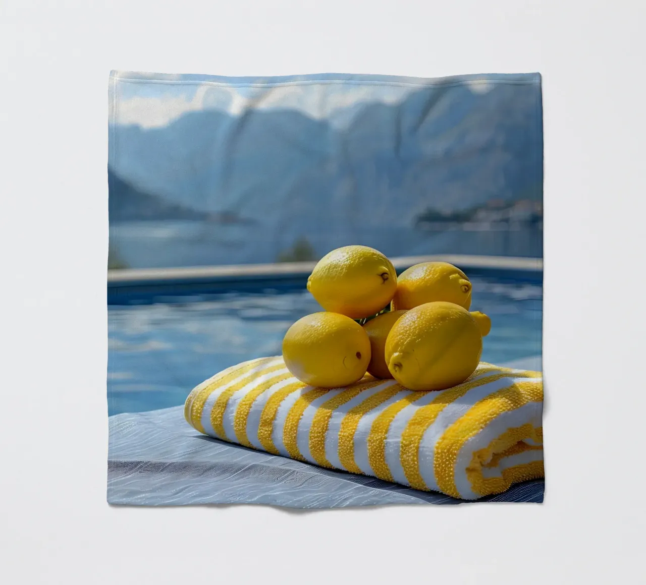 Spa in montagna coperta in pile da M-Ulrich-Digital Art