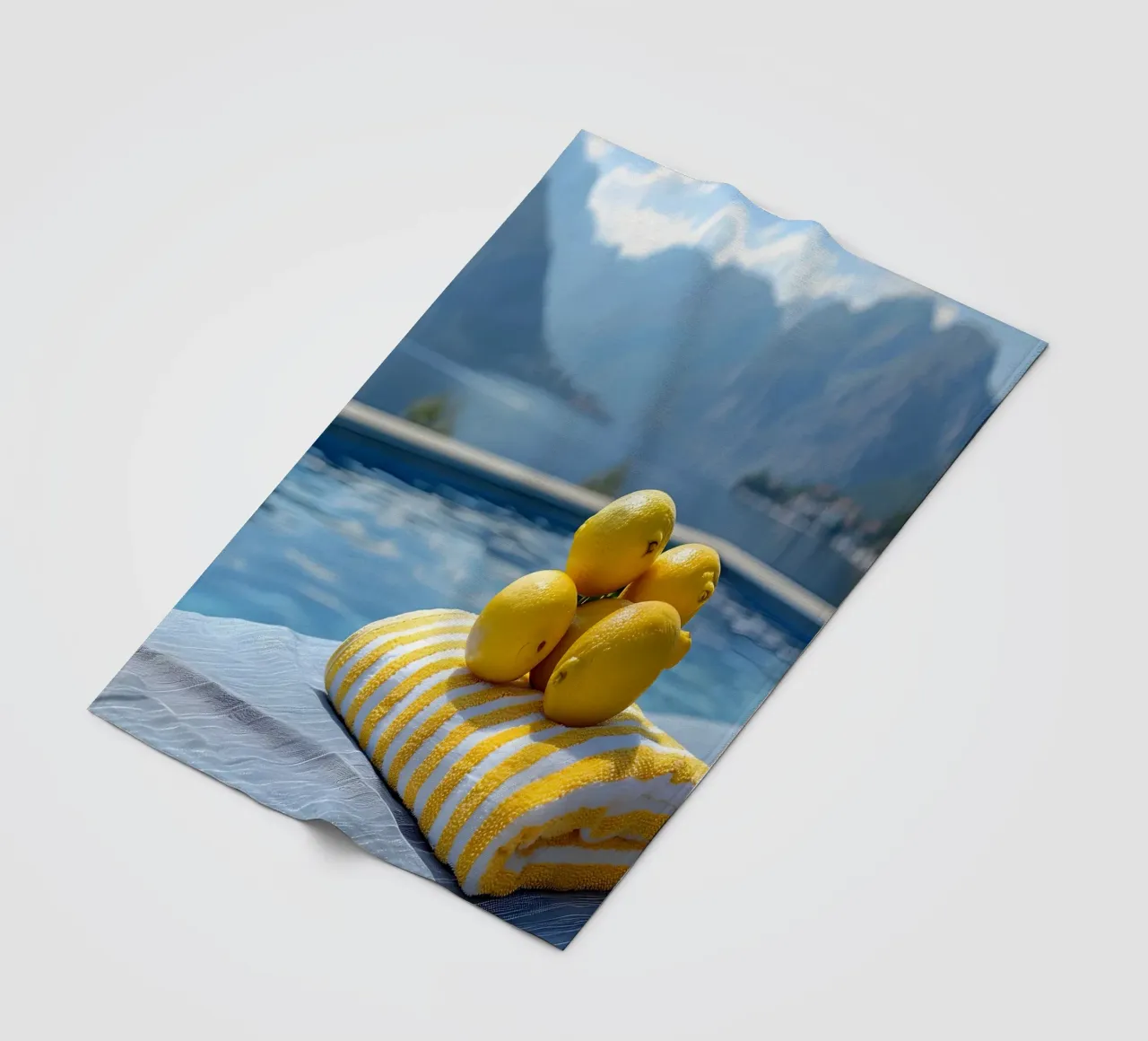 Spa in montagna coperta in pile da M-Ulrich-Digital Art