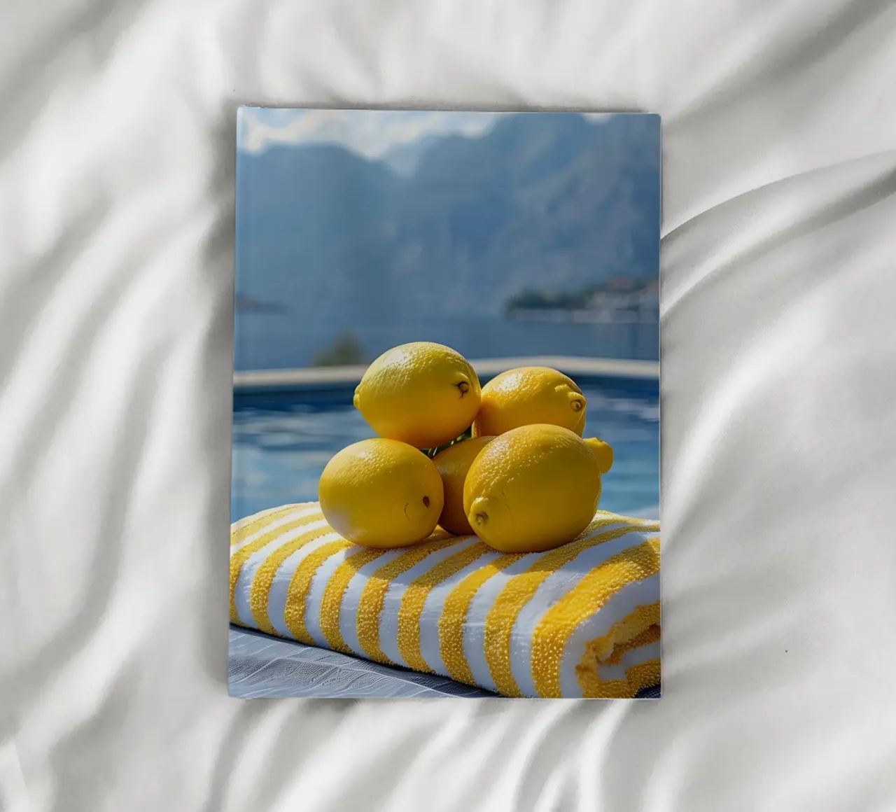 Spa in the mountains notebook by M-Ulrich-Digital Art