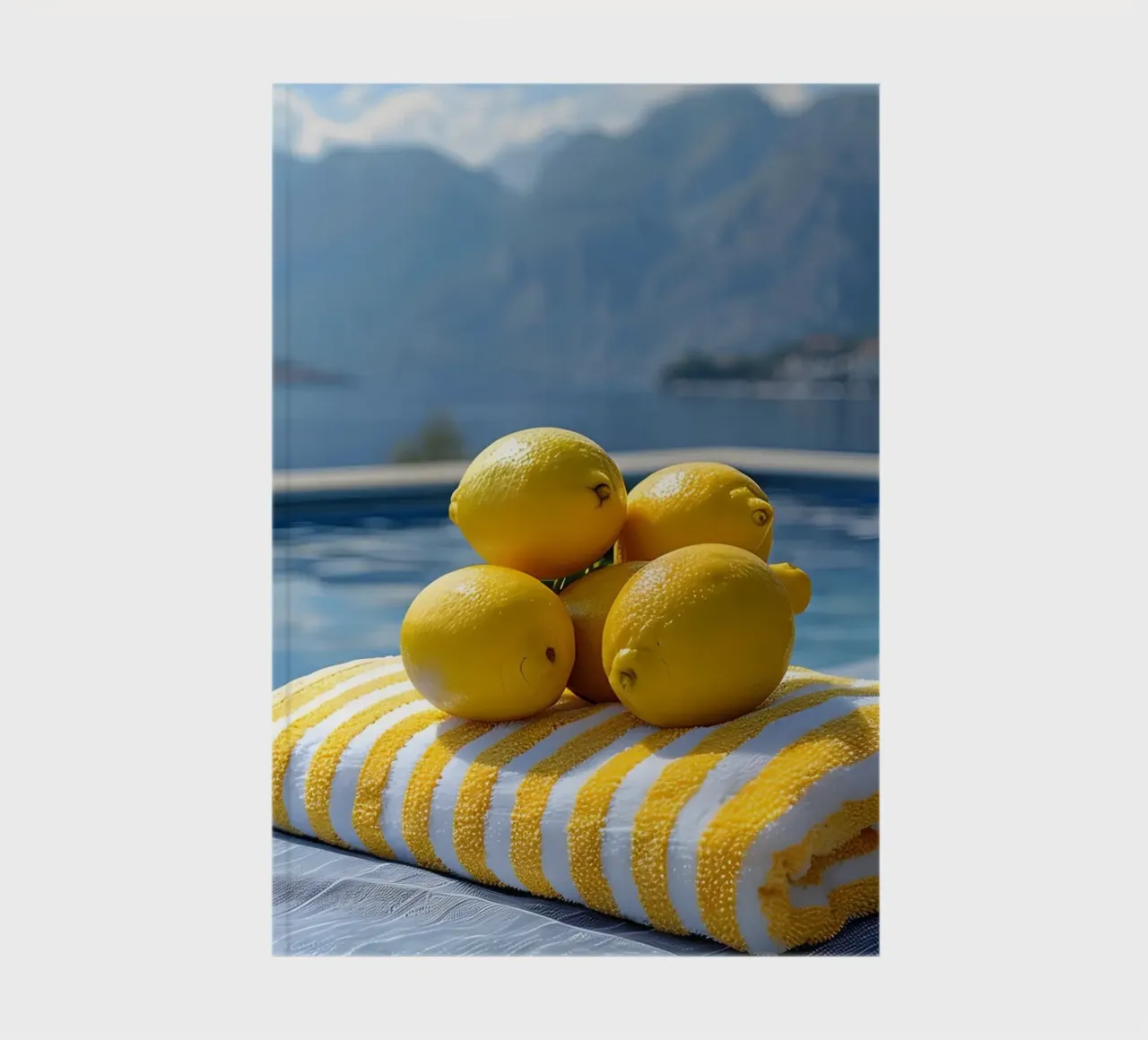 Spa in the mountains notebook by M-Ulrich-Digital Art