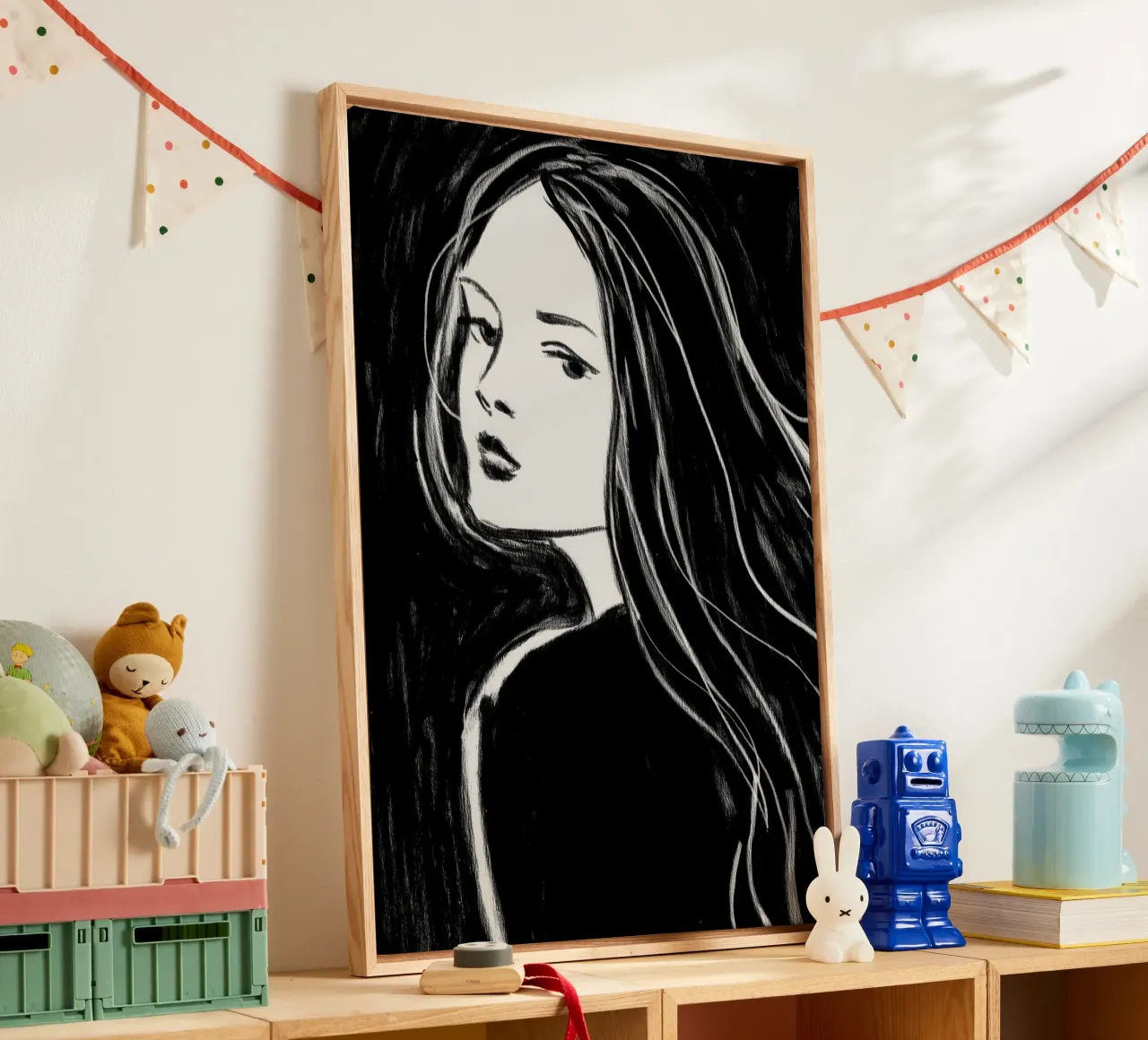 Don't look back | About letting go and new beginnings canvas by Autofocus