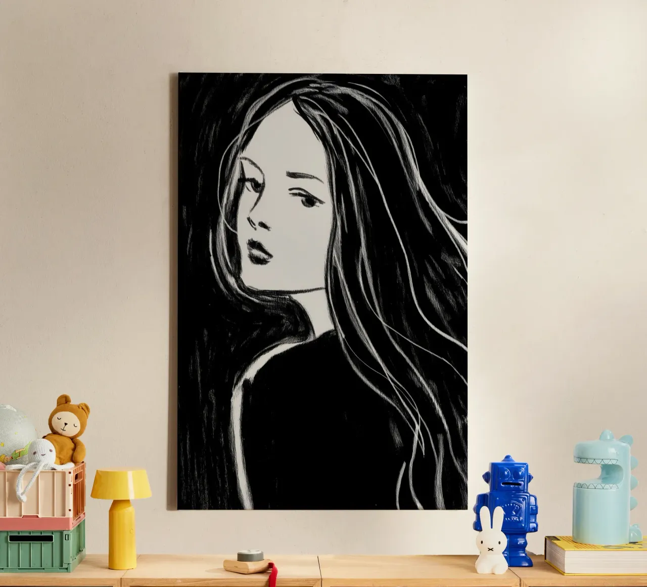 Don't look back | About letting go and new beginnings canvas by Autofocus