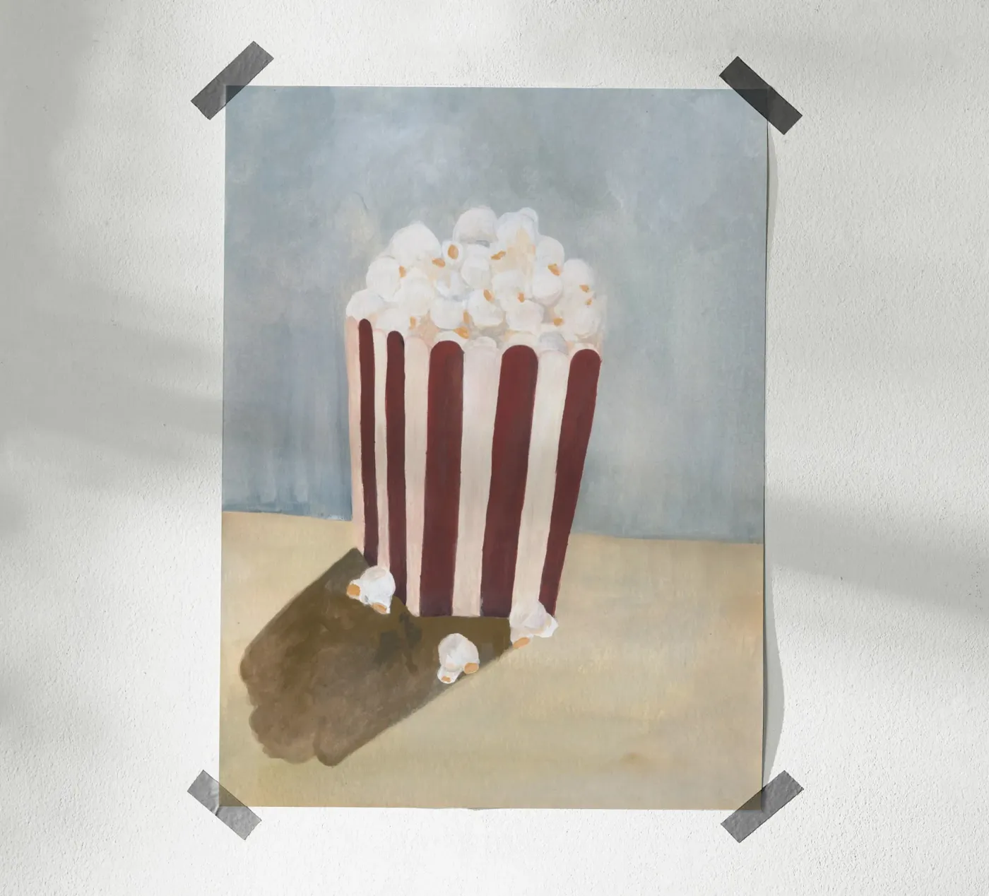 Popcorn poster by tiny goods studio