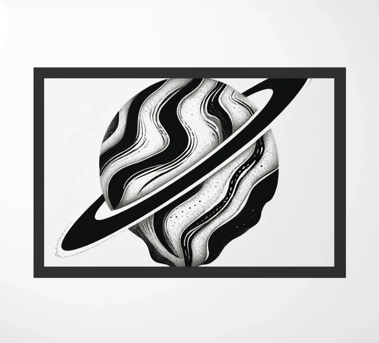 Il crollo cosmico: L'orbita piangente di un Saturno distopico zerbino da Artistic-shop