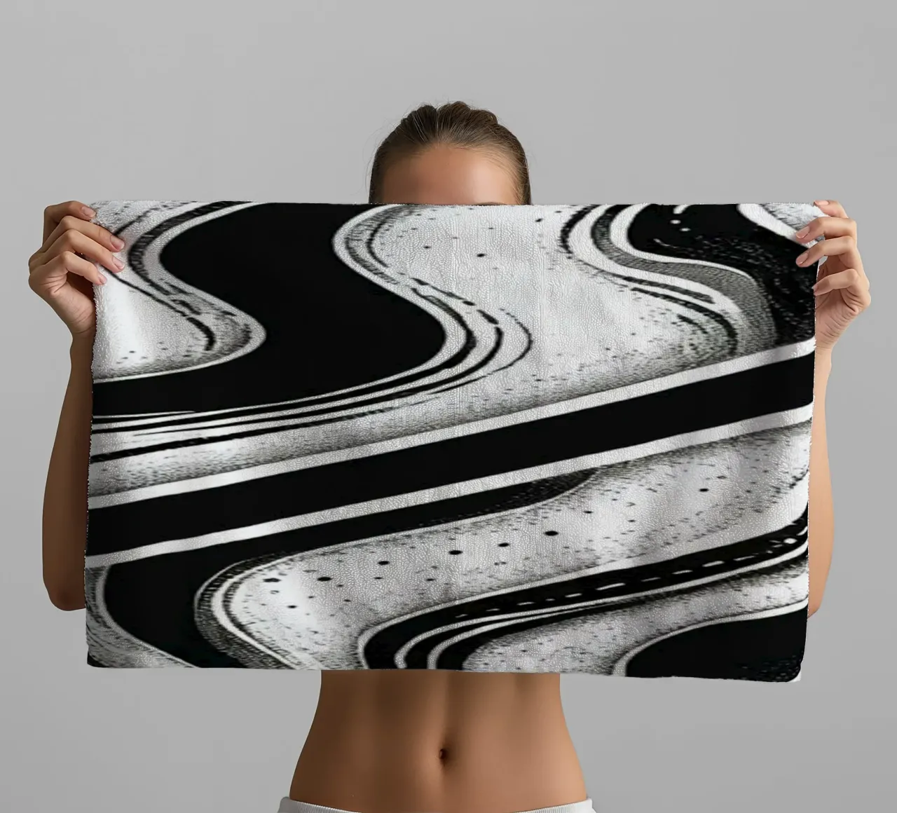 Il crollo cosmico: L'orbita piangente di un Saturno distopico asciugamano da bagno da Artistic-shop