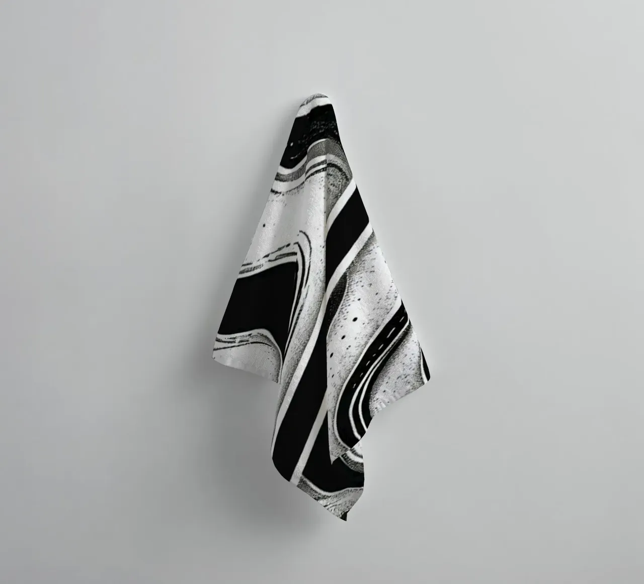 Il crollo cosmico: L'orbita piangente di un Saturno distopico asciugamano da bagno da Artistic-shop