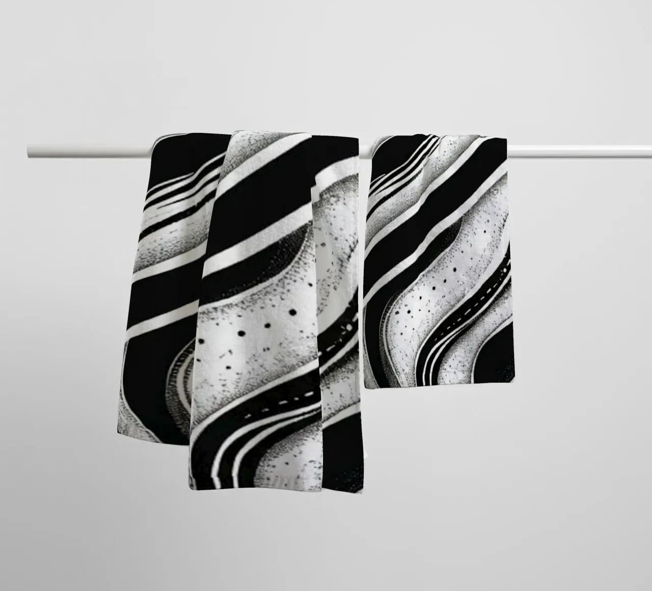 Il crollo cosmico: L'orbita piangente di un Saturno distopico asciugamano da bagno da Artistic-shop