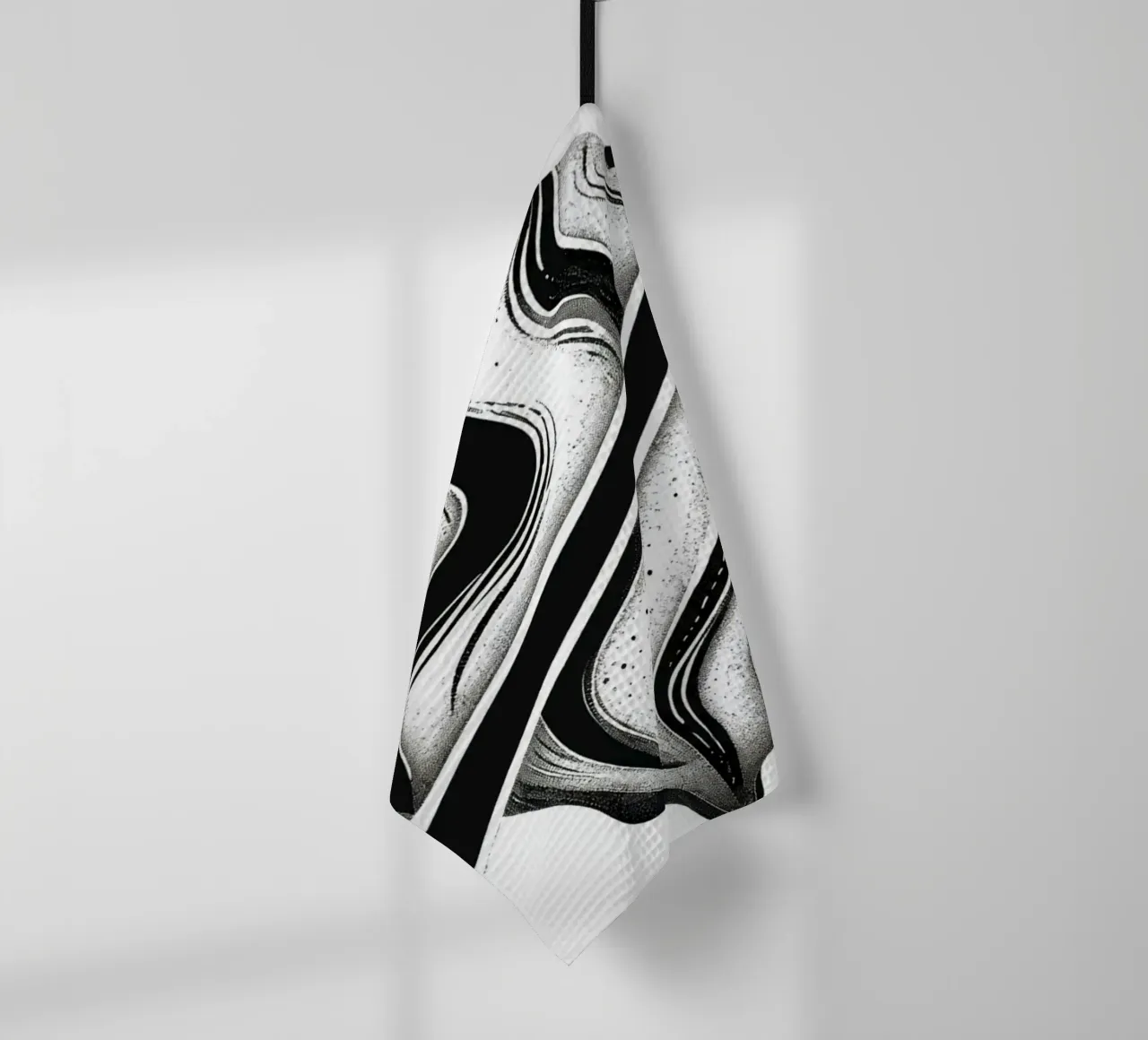 Il crollo cosmico: L'orbita piangente di un Saturno distopico canovaccio da cucina da Artistic-shop