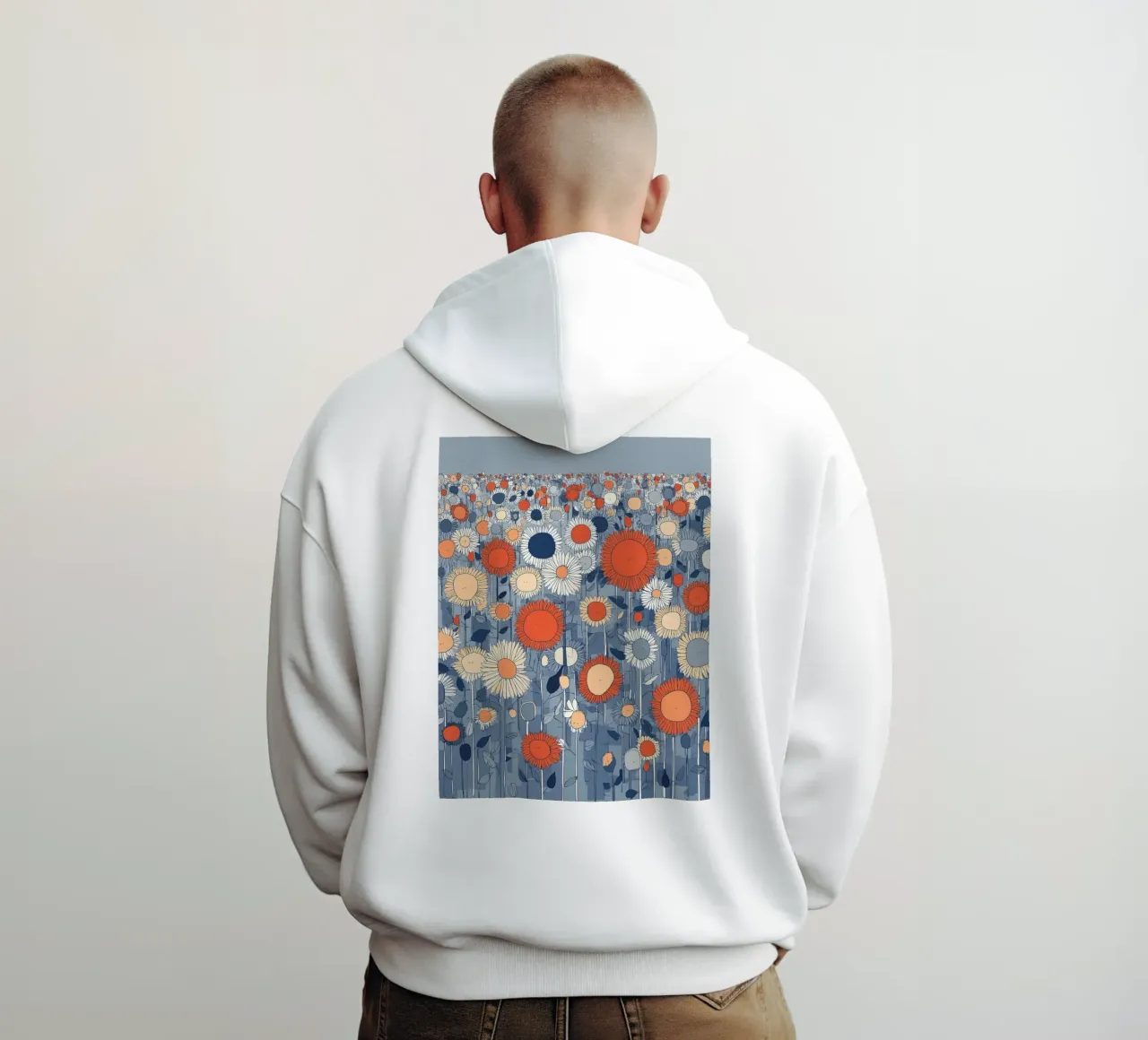 Blumenfeld Unendlichkeit felpa con cappuccio da Daschart