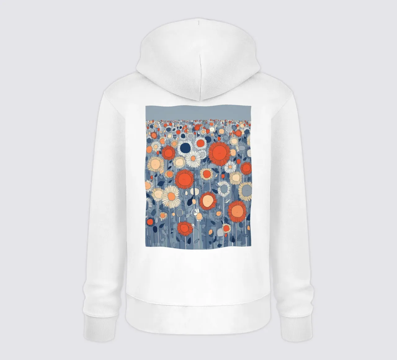 Blumenfeld Unendlichkeit felpa con cappuccio da Daschart