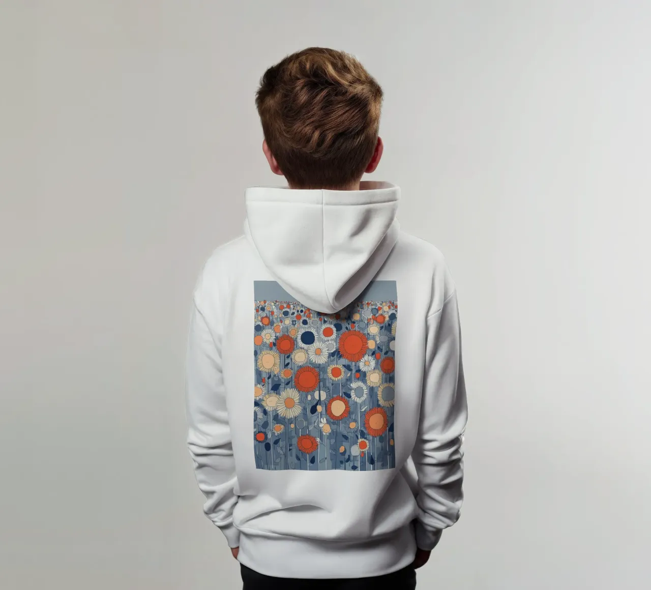 Blumenfeld Unendlichkeit felpa bambino con cappuccio da Daschart