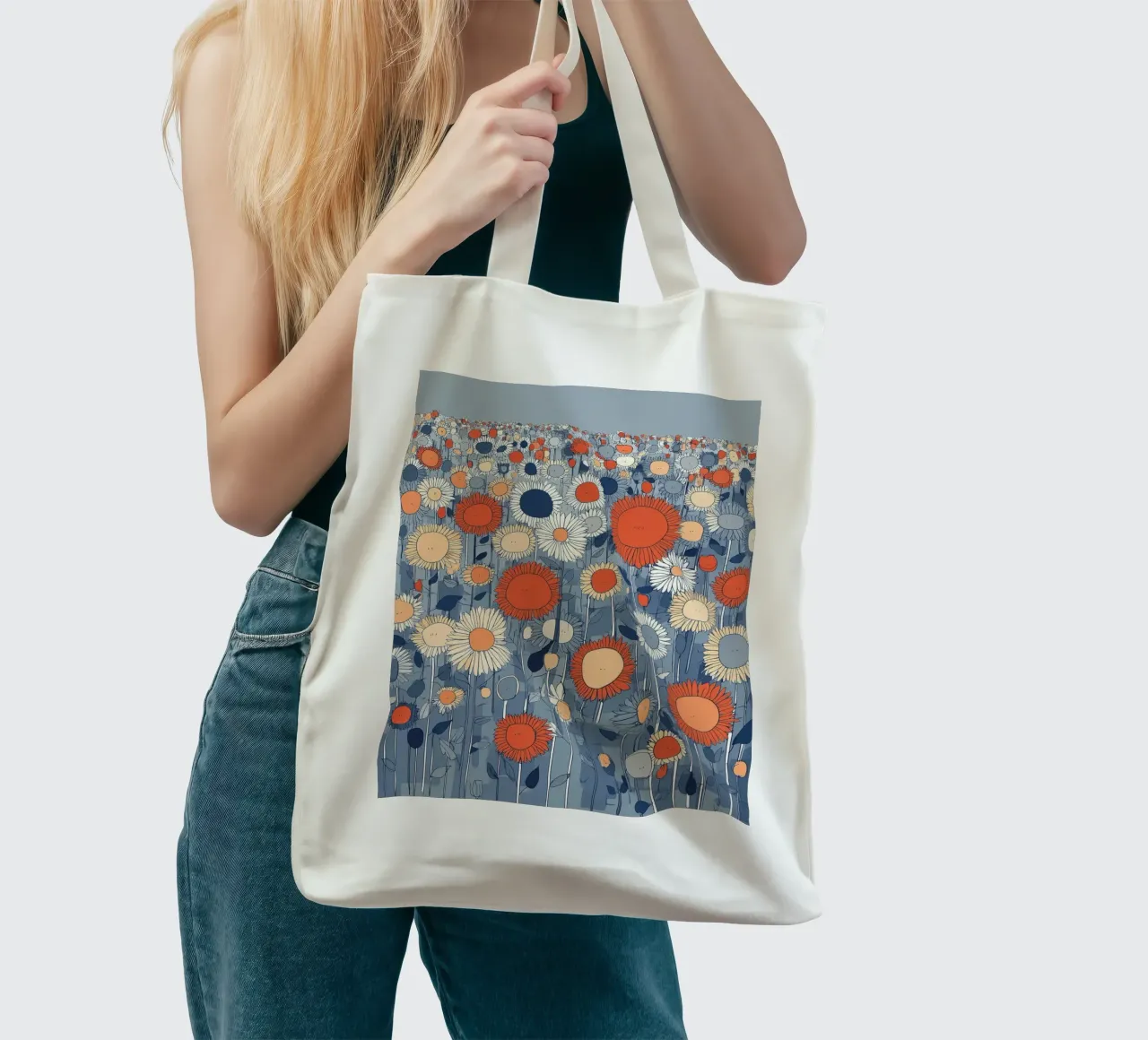 Blumenfeld Unendlichkeit borsa in juta da Daschart