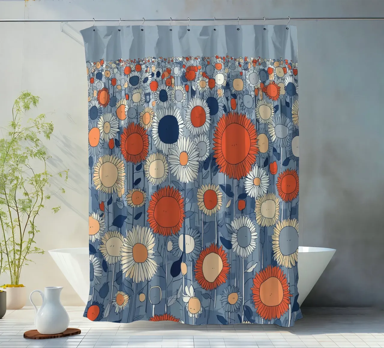 Blumenfeld Unendlichkeit tenda da doccia da Daschart
