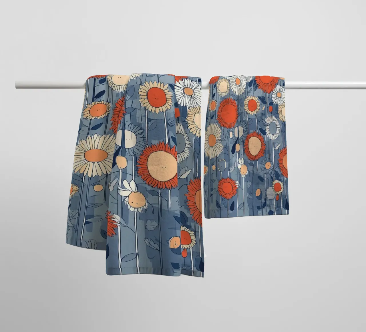 Blumenfeld Unendlichkeit asciugamano da bagno da Daschart