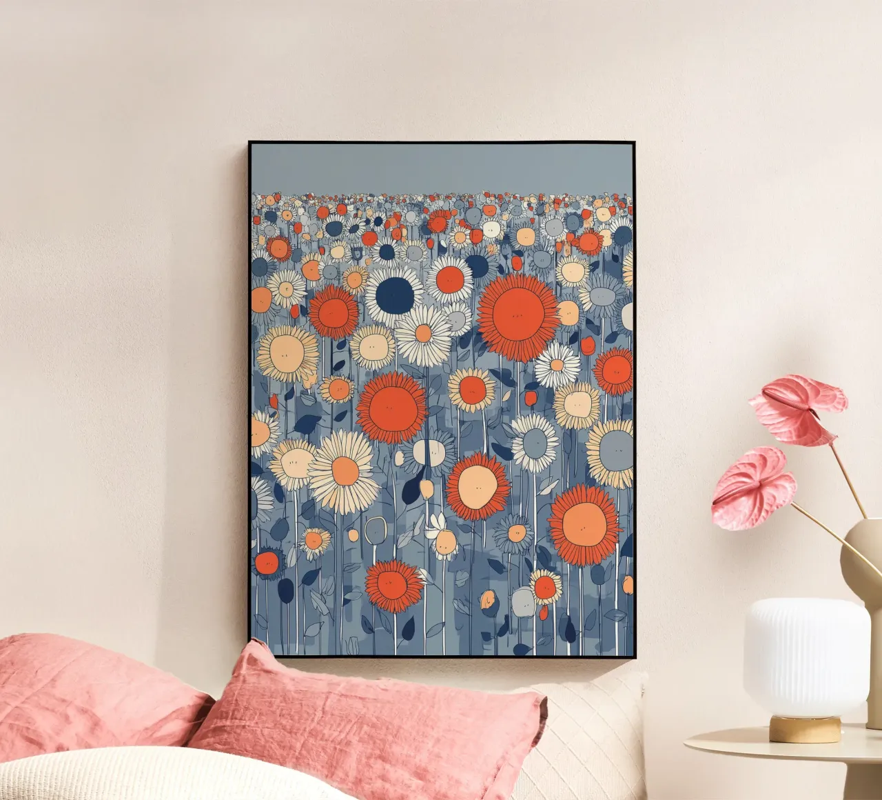 Blumenfeld Unendlichkeit plexiglass da Daschart