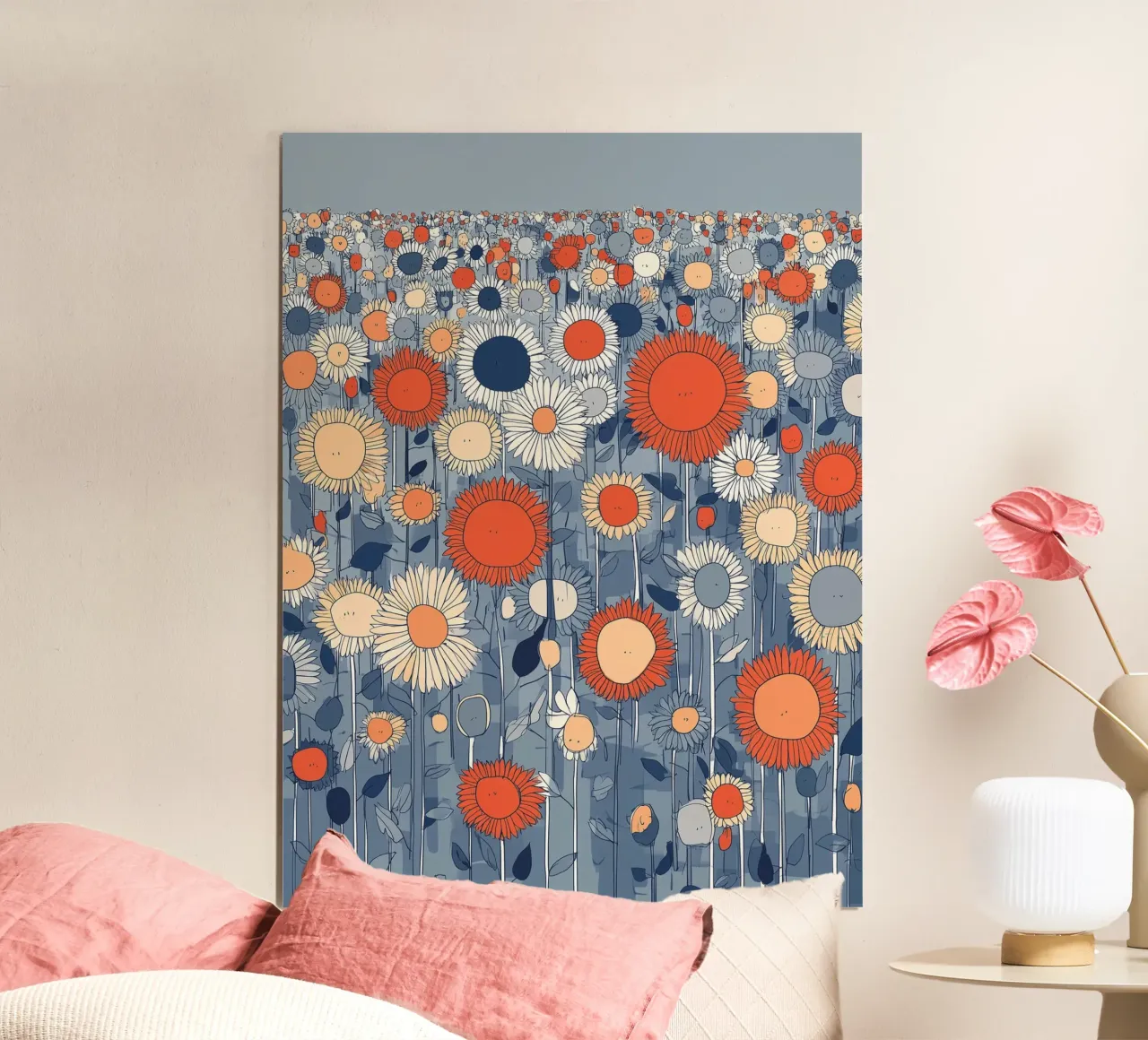 Blumenfeld Unendlichkeit carta hahnemühle da Daschart