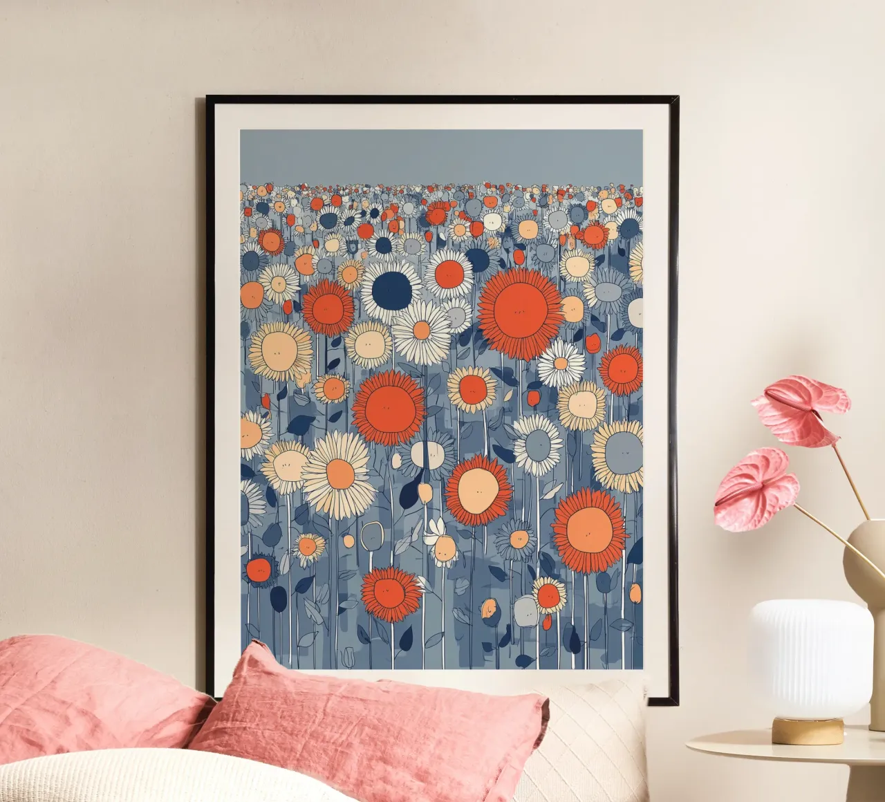 Blumenfeld Unendlichkeit carta hahnemühle da Daschart