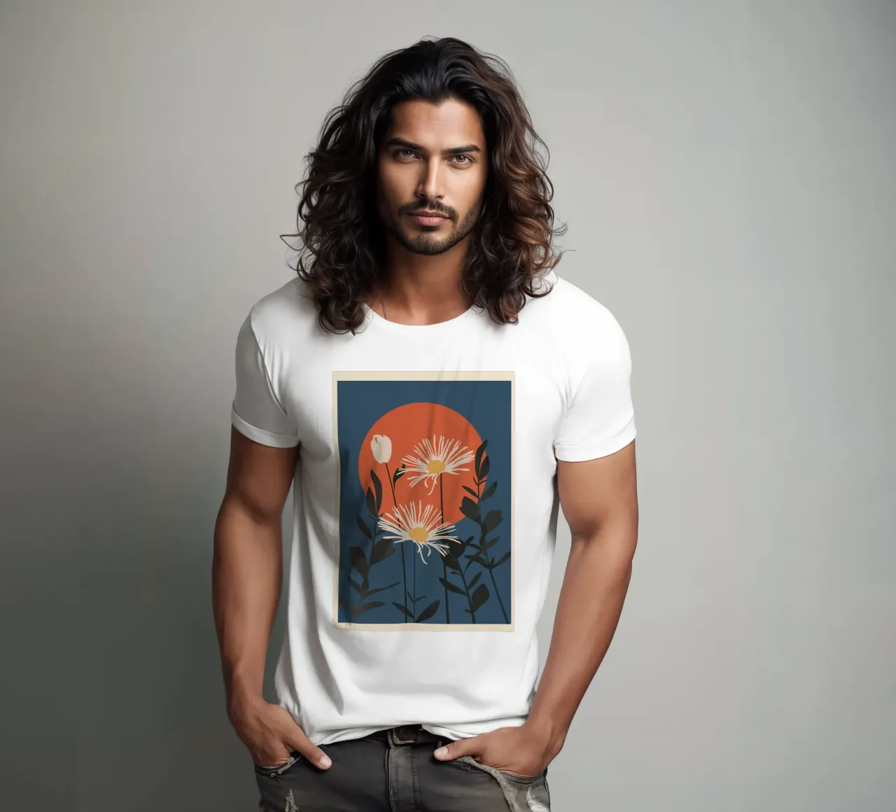 Abstract Florals 1 t-shirt da cityart