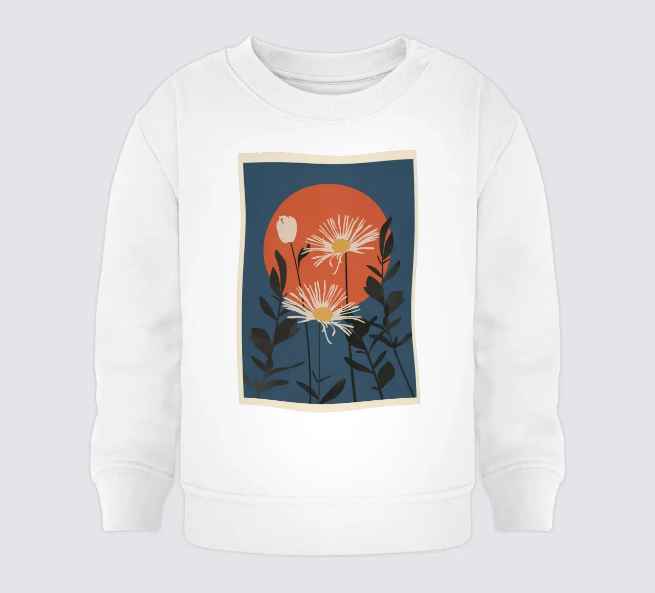 Abstract Florals 1 felpa neonato da cityart