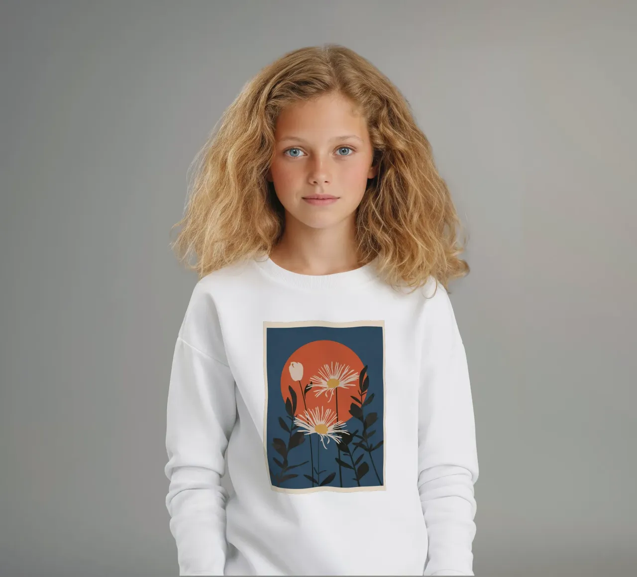 Abstract Florals 1 felpa bambino da cityart