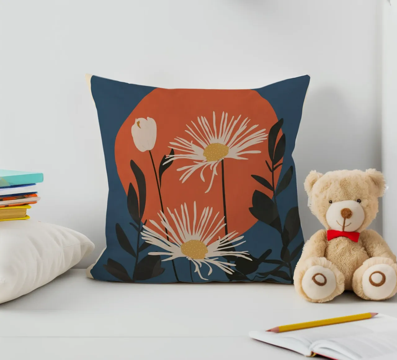 Abstract Florals 1 cuscino da cityart