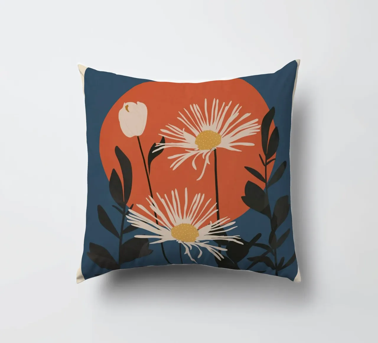 Abstract Florals 1 cuscino da cityart